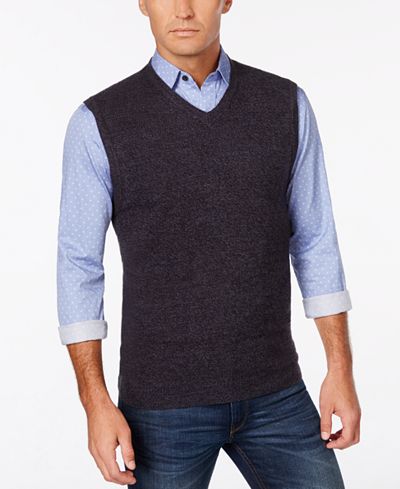 Weatherproof Vintage Men's Big and Tall Sweater Vest, Classic Fit