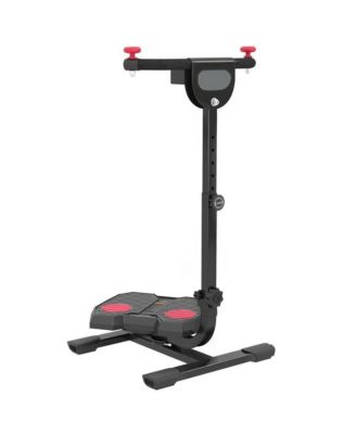 Twist Waist Exercise Machine with Adjustable Handlebar, LCD Monitor, Foldable Steel Frame