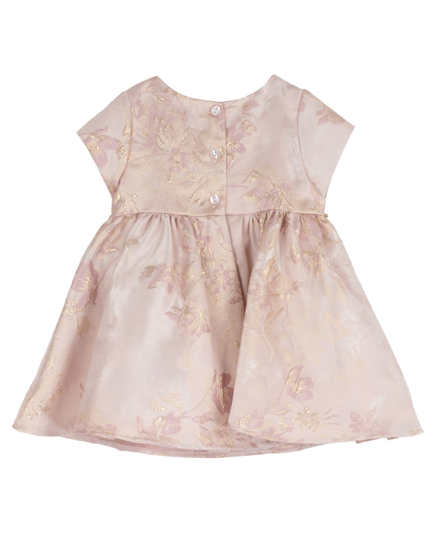 Платье Rare Editions Embroidered Brocade Dress with Bloomers для девочек-малышей, цвет: Розовато-лиловый — фото 2