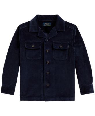 Boys' 2T-7 Cotton Corduroy Button-Front Shirt Jacket