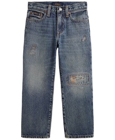 Джинсы Polo Ralph Lauren Lynwood Relaxed-Fit Distressed Jeans для мальчиков, цвет: Еловый
