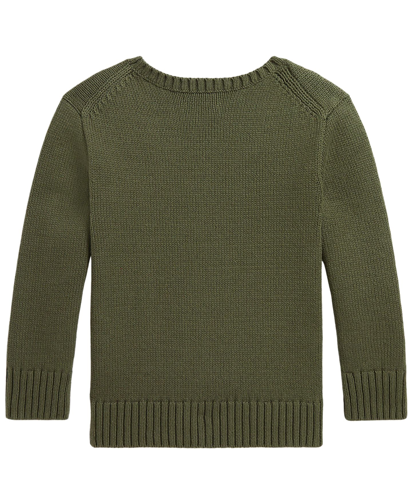 Свитер Polo Ralph Lauren Polo Bear Sweater для мальчиков, цвет: Оливковый — фото 6
