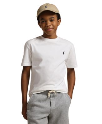 Boys' 8-20 Cotton Jersey Crewneck T-Shirt