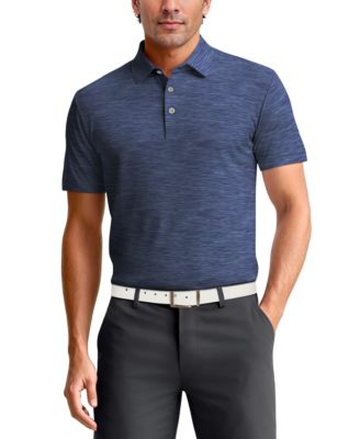 Men's Short-Sleeve Airflux Heather Golf Polo Shirt