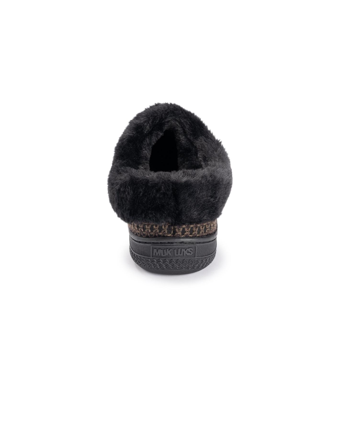 Женские тапочки MUK LUKS Neira Faux Wool Clog Slippers, цвет: Коричневый меланжевый — фото 3