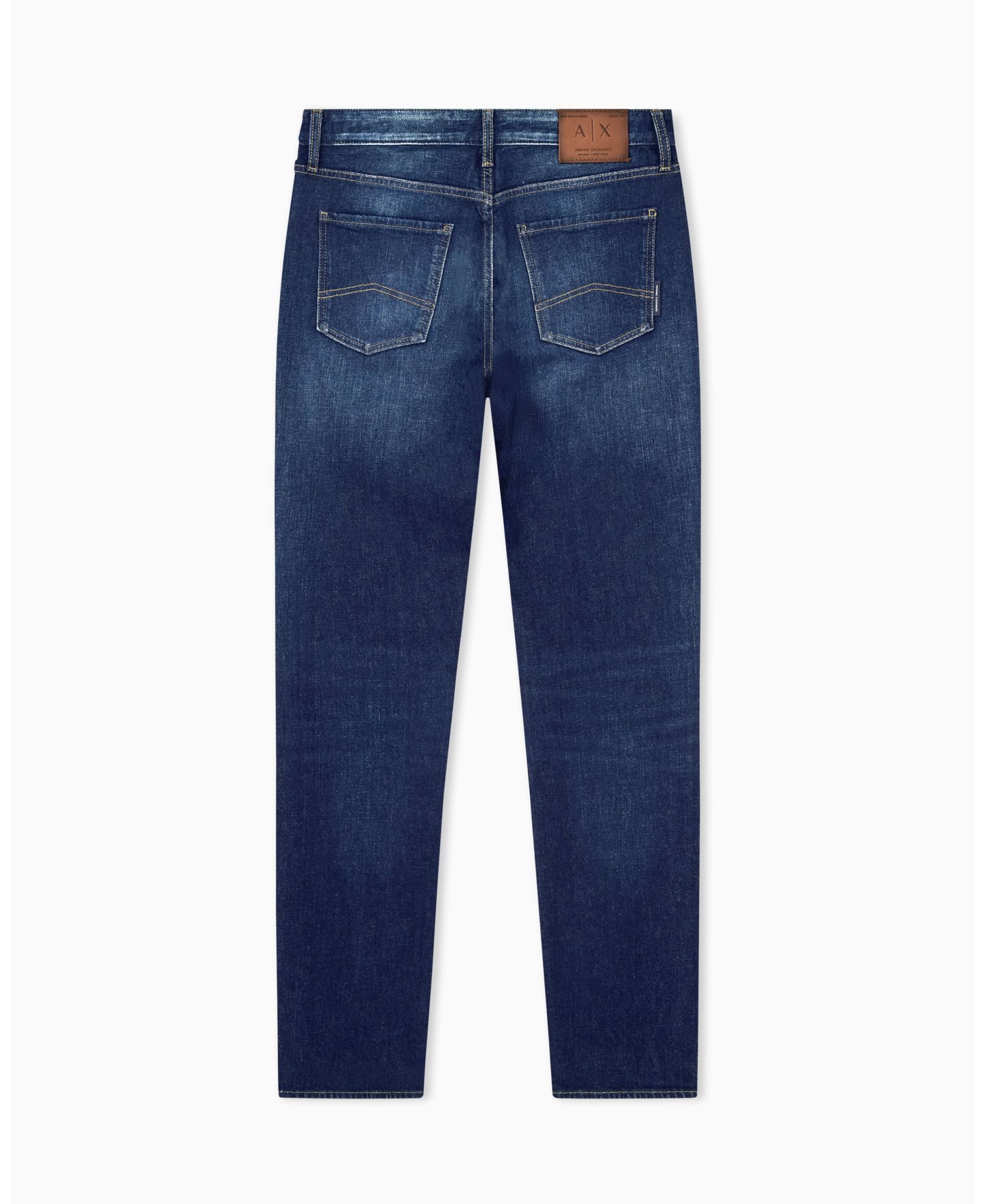 Мужские джинсы A|X Armani Exchange Slim-Fit Stretch Denim Jeans, цвет: Синий джинсовый — фото 11