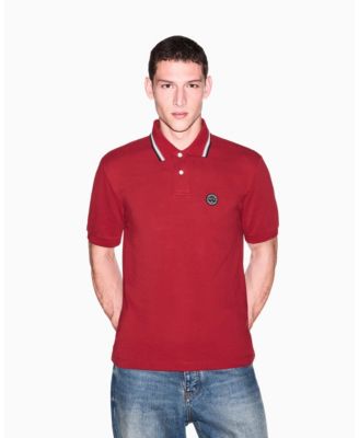 Men's Short Sleeves Pique Tipping Polo Shirt