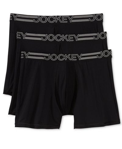 Jockey Men's 3-Pk. Active Midway Low-Rise Briefs