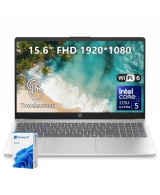 15.6 inch FHD Touchscreen Laptop, Intel Core Ultra 5 225U, 16GB DDR5, 512GB SSD, Wi Fi 6, Windows 11 Home, Silver