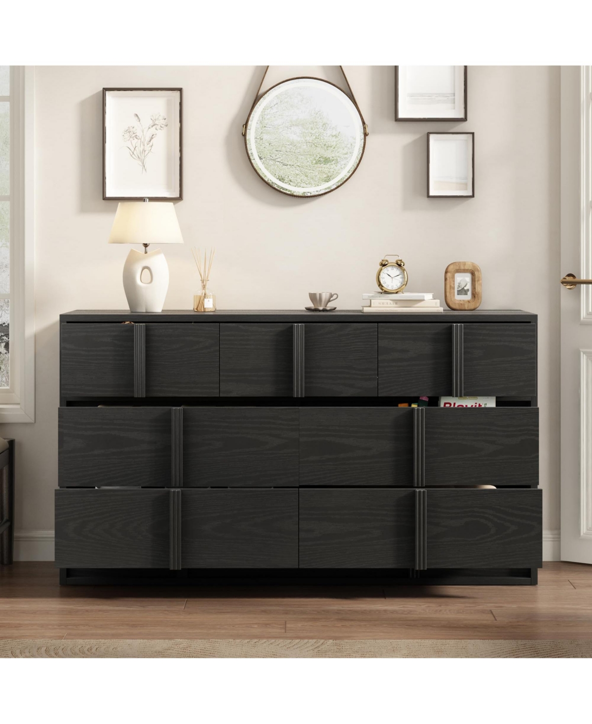 54" Wood Storage Dresser
