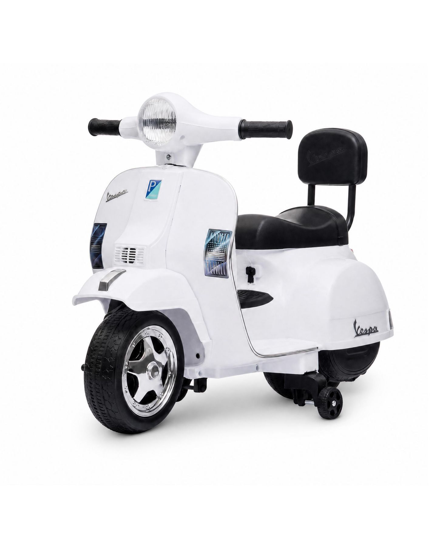 Детская игрушка homfan Vintage Scooter 6V Powered Ride-On Motorcycle, Up to 66 lbs, 3–6 лет — фото 9