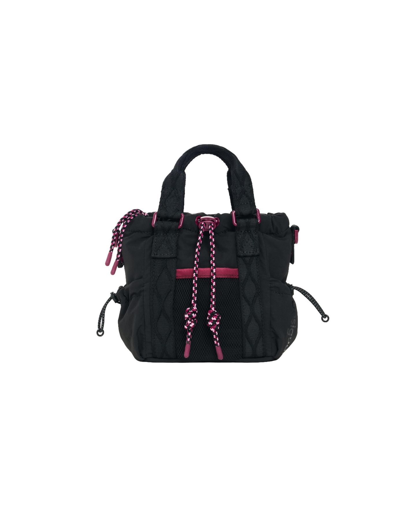 Женская сумка Desigual Mini Nylon, цвет: Чёрный — фото 5