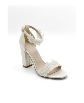 Forever and Always Shoes Women's Lirielle Lace Wedding Heels