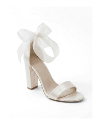 Forever and Always Shoes Women's Aviora Block Heel Wedding Sandal