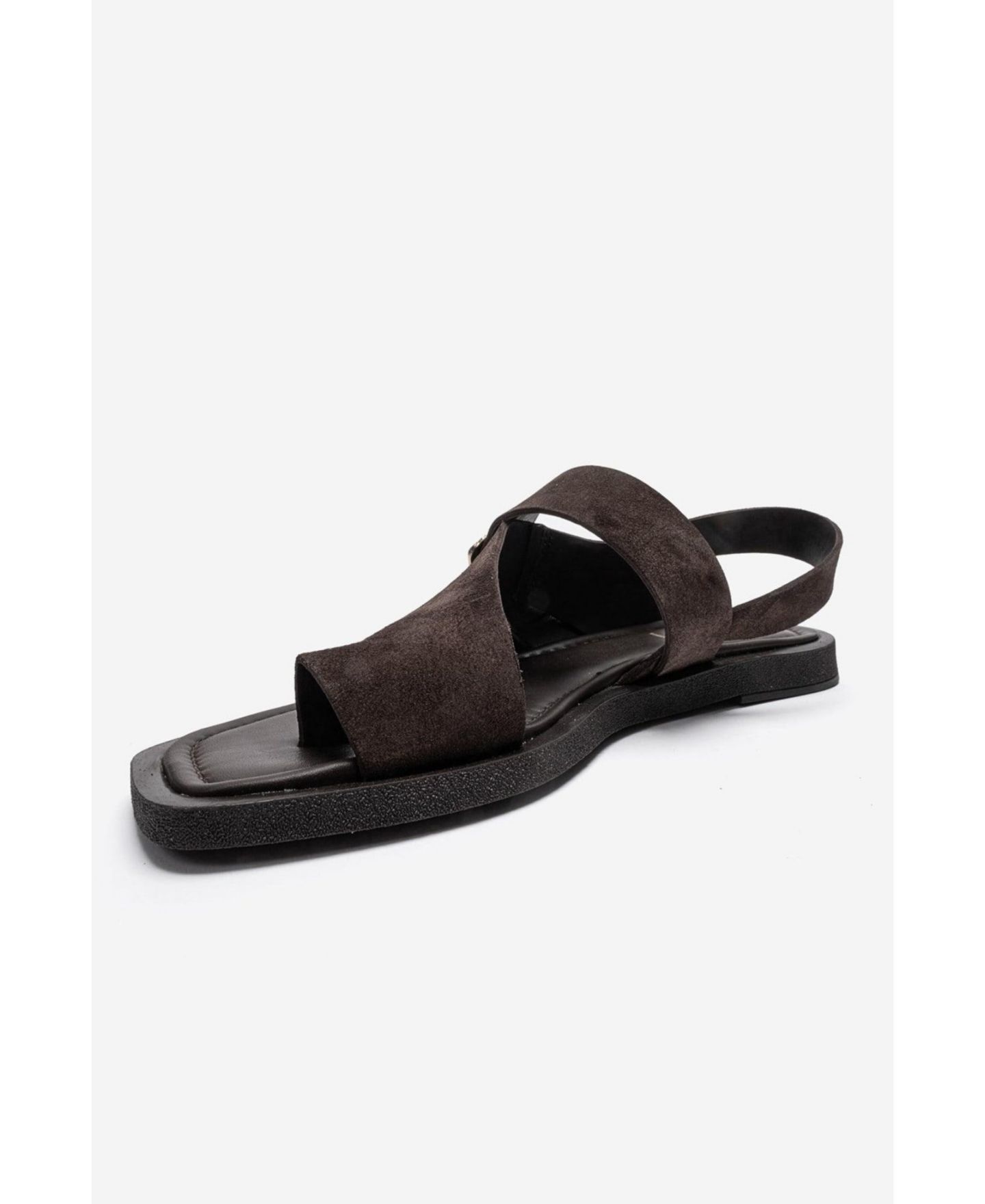 Женские сандалии Forever & Always Shoes Curry Leather Slingback, цвет: Коричневый замшевый — фото 6