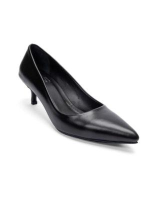 Forever and Always Shoes Women's Jalen Leather Stiletto Pump