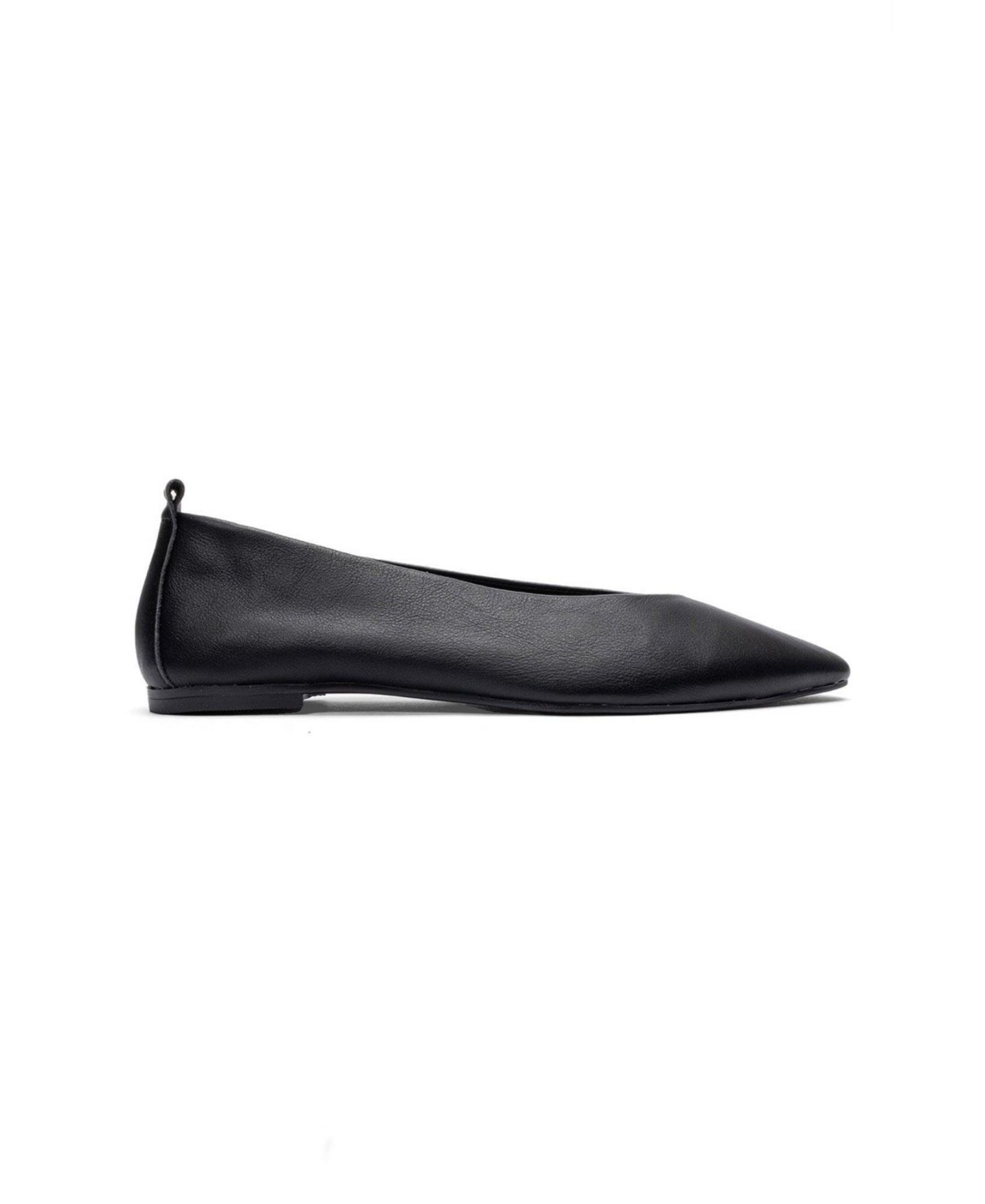 Женские балетки Forever & Always Shoes Jenas Leather Ballet Flat, цвет: Чёрный — фото 3