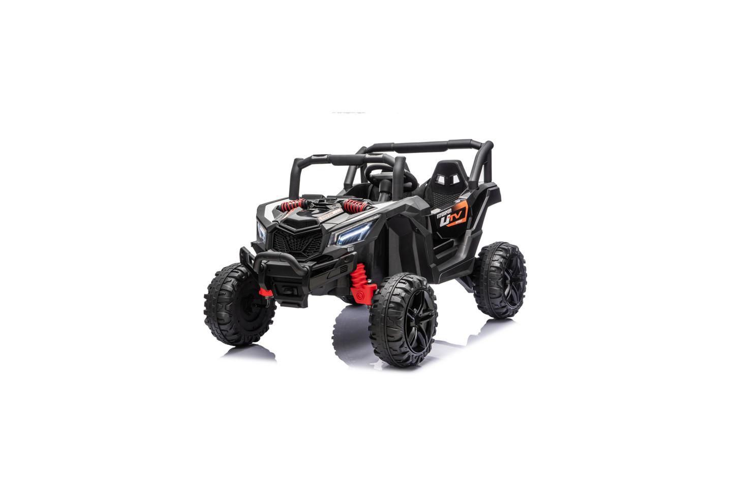 Детская игрушка YOBTOP 12V 7Ah Remote-Control Two-Mode Kids Electric UTV Ride-On Car, от 3 лет, цвет: Чёрный, вариант 1 — фото 1