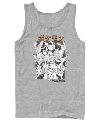 Men's Pokemon Eeveelutions Japanese Character Graphic Tank Top