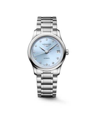 Women's Master Collection Silver Stainless Steel Strap Watch 34mm