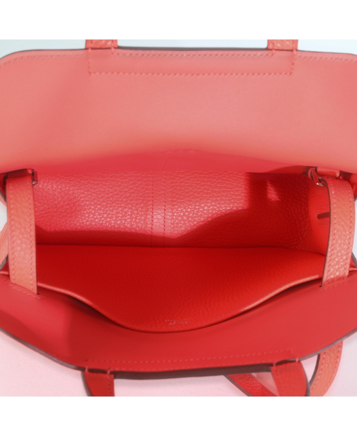 Pre-Owned HERMES Rose Texas Clemence Halzan 25 Phw