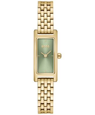 Women's Lucy Quartz Ionic Plated Thin Gold Steel Watch 15mm