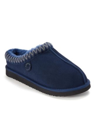 Men's Grafton Genuine Shearling Clog Slipper with Embroidery