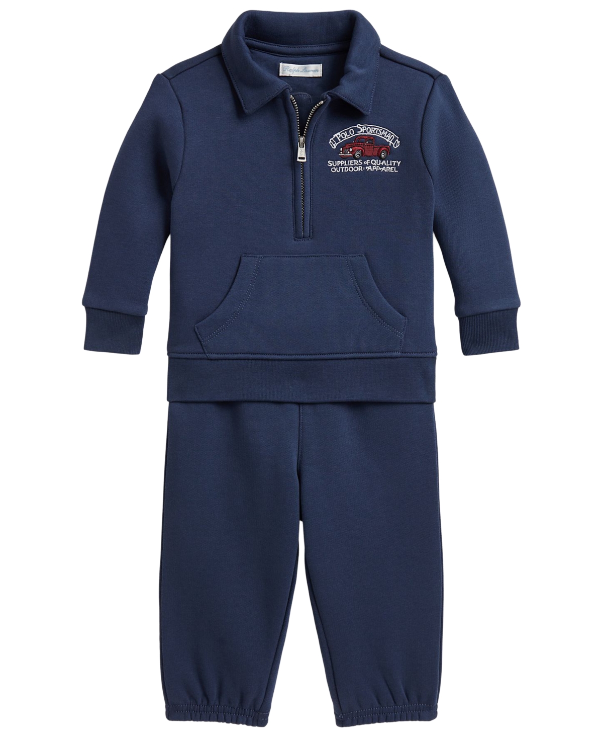 Polo Ralph Lauren Baby Boys' Polo Sportsman Fleece Sweatshirt and Pants, 2- Piece Set