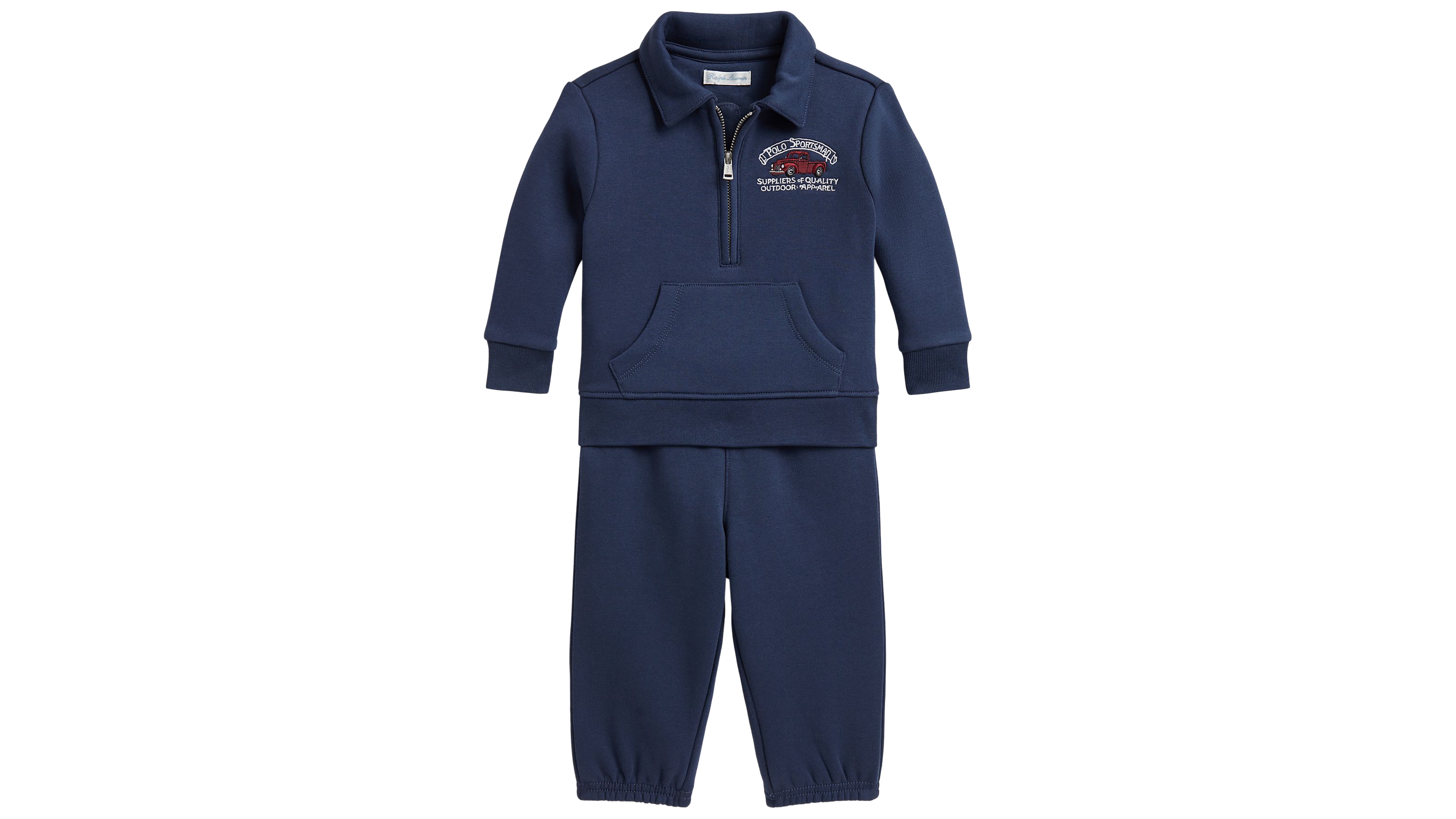 Polo Ralph Lauren Baby Boys' Sportsman Fleece Sweatshirt and Pants, 2- Piece Set