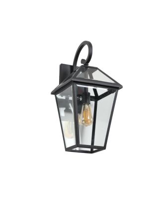 21" Outdoor Wall Lantern, Modern Waterproof Aluminum Porch Sconce