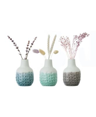 Dotty Mini Vase Trio Set