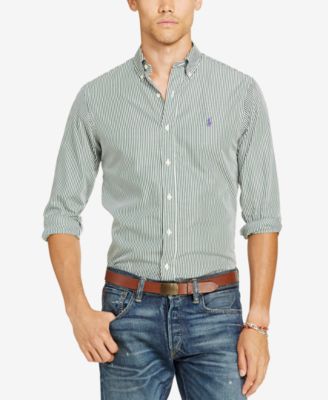 Polo Ralph Lauren - Men's Striped Poplin Sport Shirt