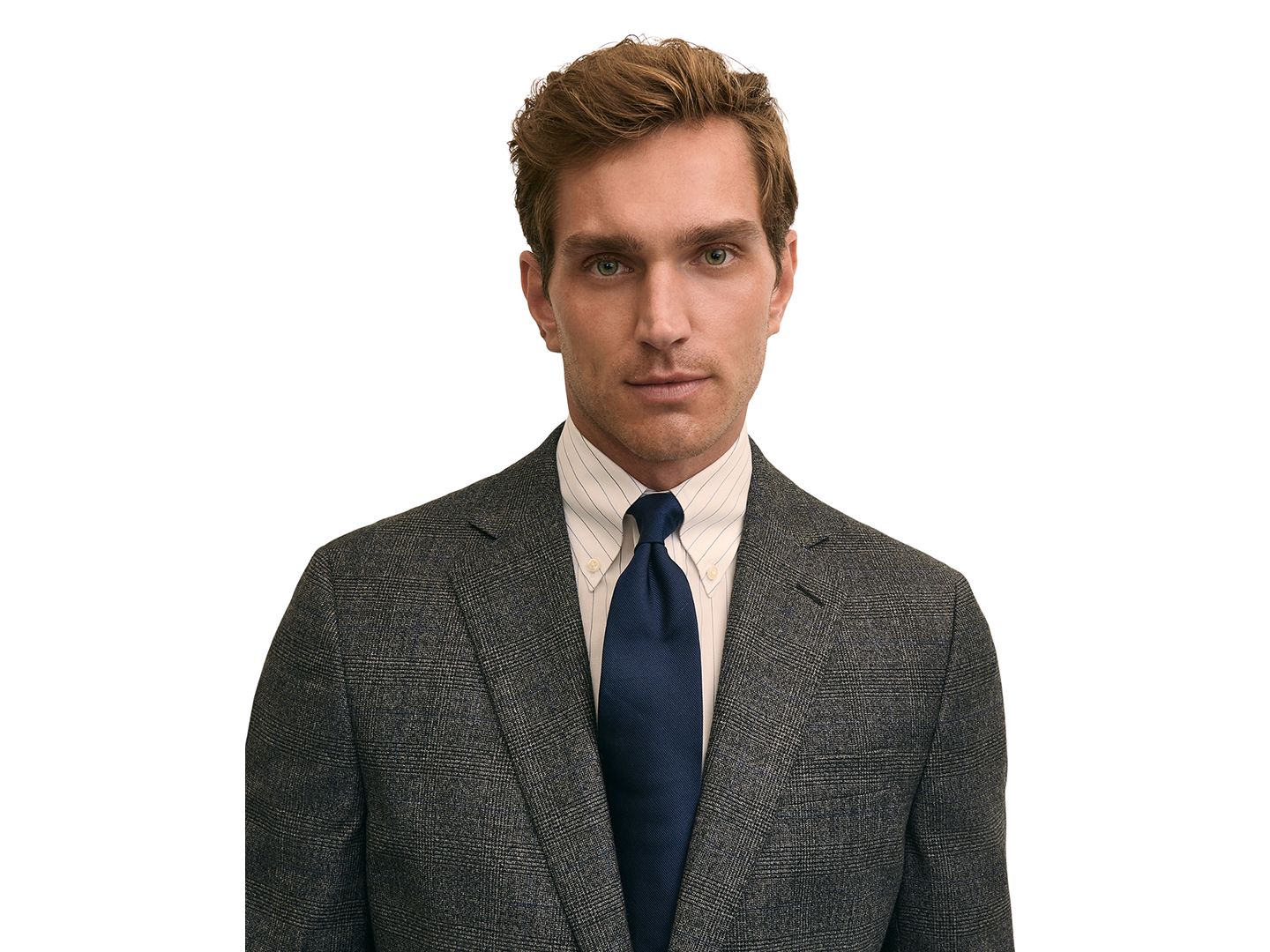 Мужские куртки Brooks Brothers Classic-Fit Wool Blend Suit Separates, цвет: Серый — фото 3