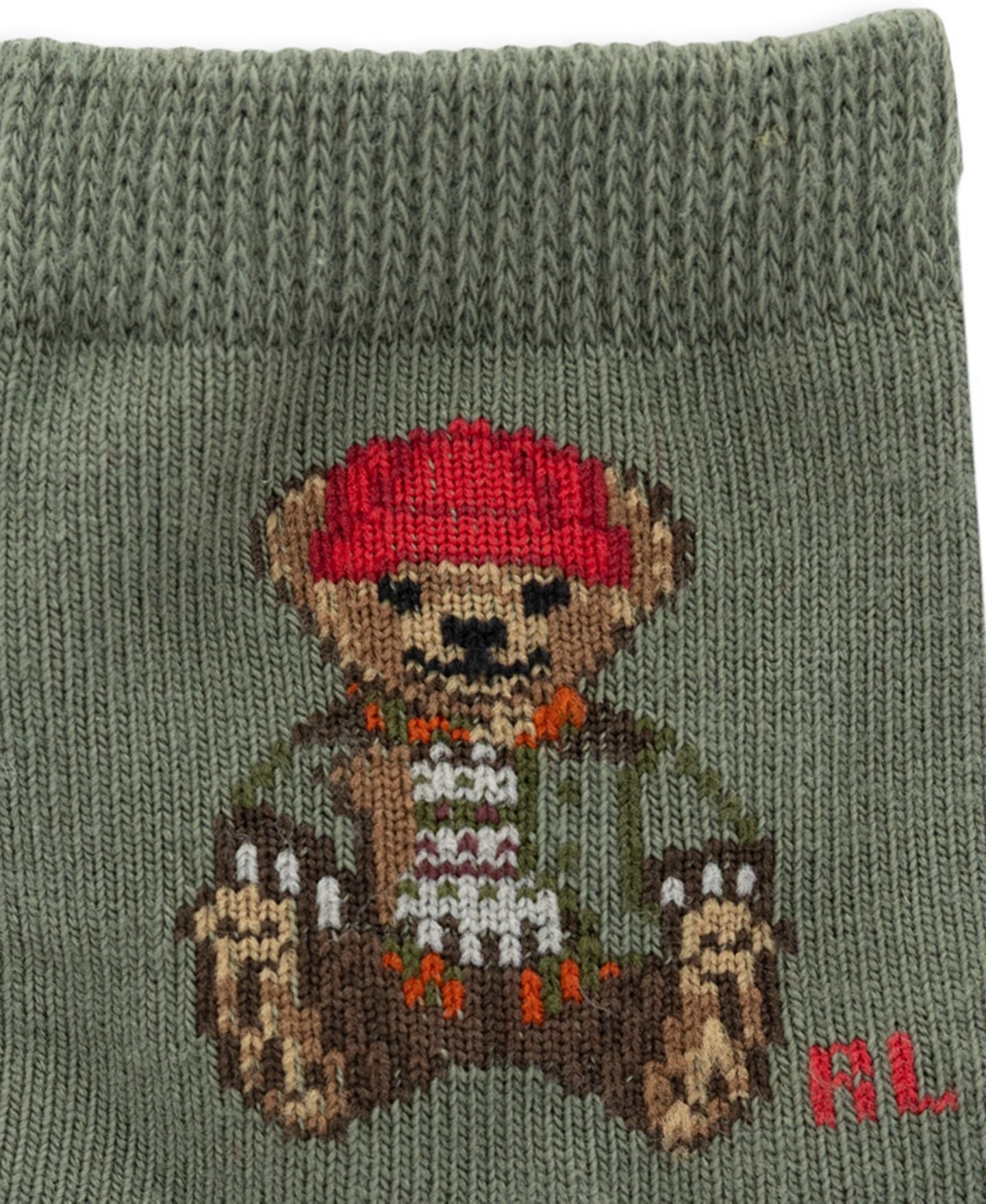 Носки Bear, 3 шт. — Polo Ralph Lauren, цвет: Оливковый — фото 4