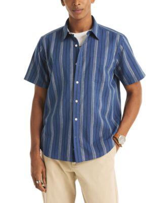 Men's Slub Short-Sleeve Shirt