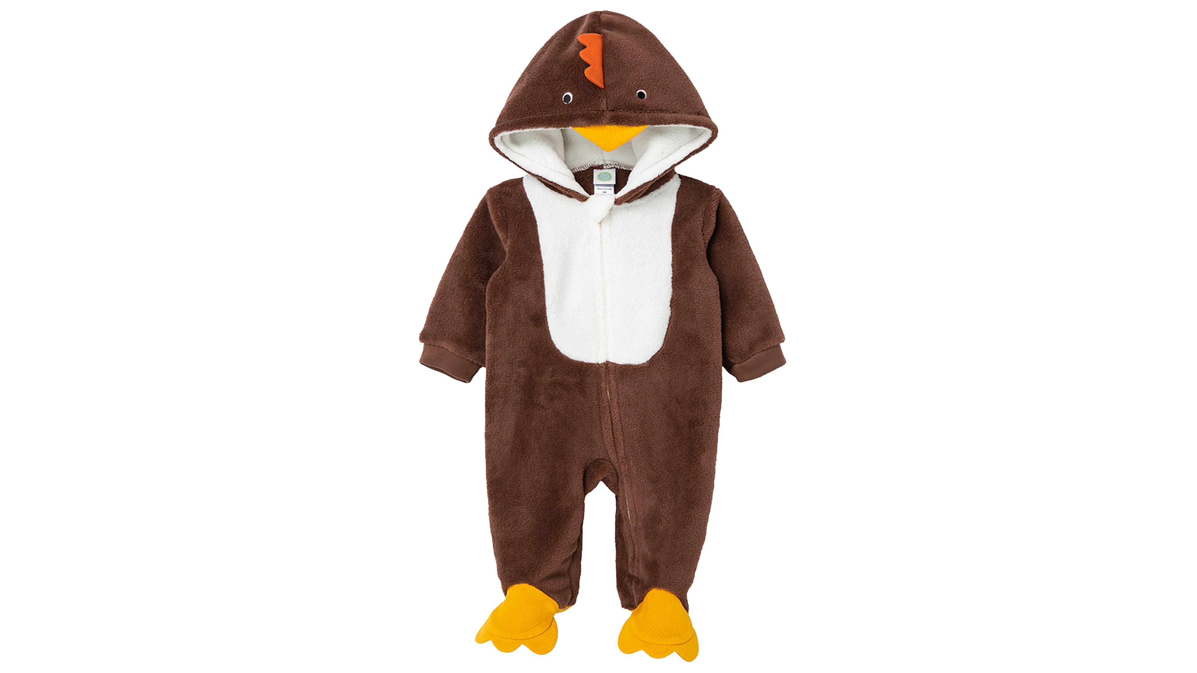 Little Me Baby Boys' and Girls' Turkey Fleece Footie Coverall