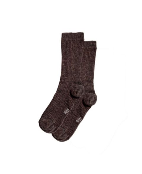 Носки Cashmere, средней высоты, хлопок — Stems, цвет: Amberwood