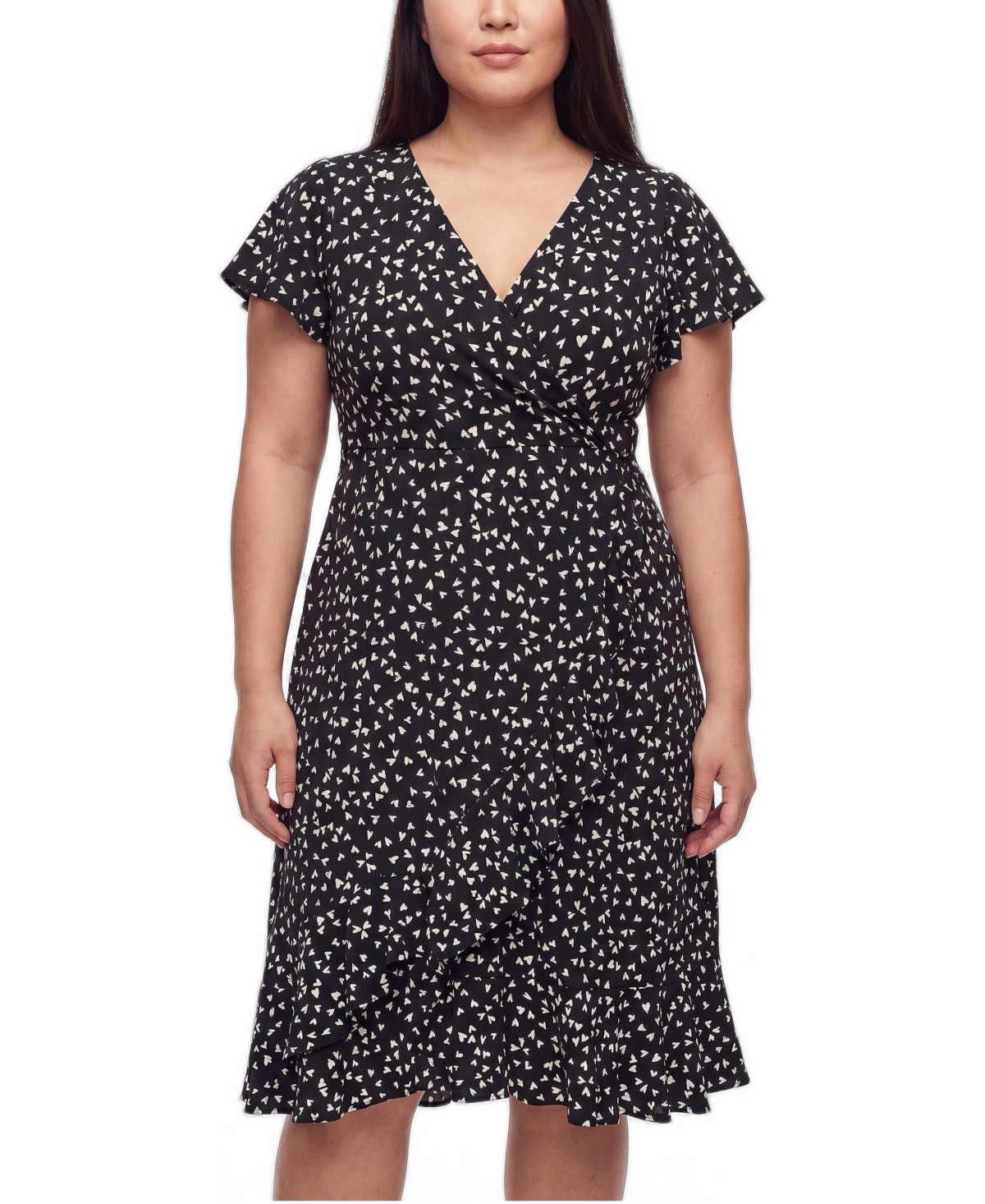 Torrid Plus Surplice Midi Dress