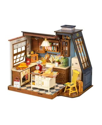 Baking Kitchen 3D Wooden Miniature Dollhouse Puzzle, Ages 3+