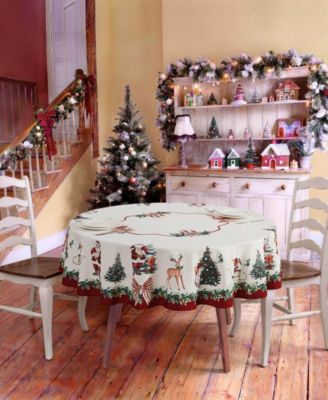 Heirloom Noel  Round Tablecloth, 70" x 70"