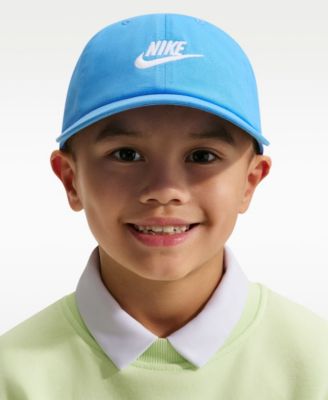 Big Boys and Girls Blue Nike Dri-FIT Wash Club Adjustable Hat