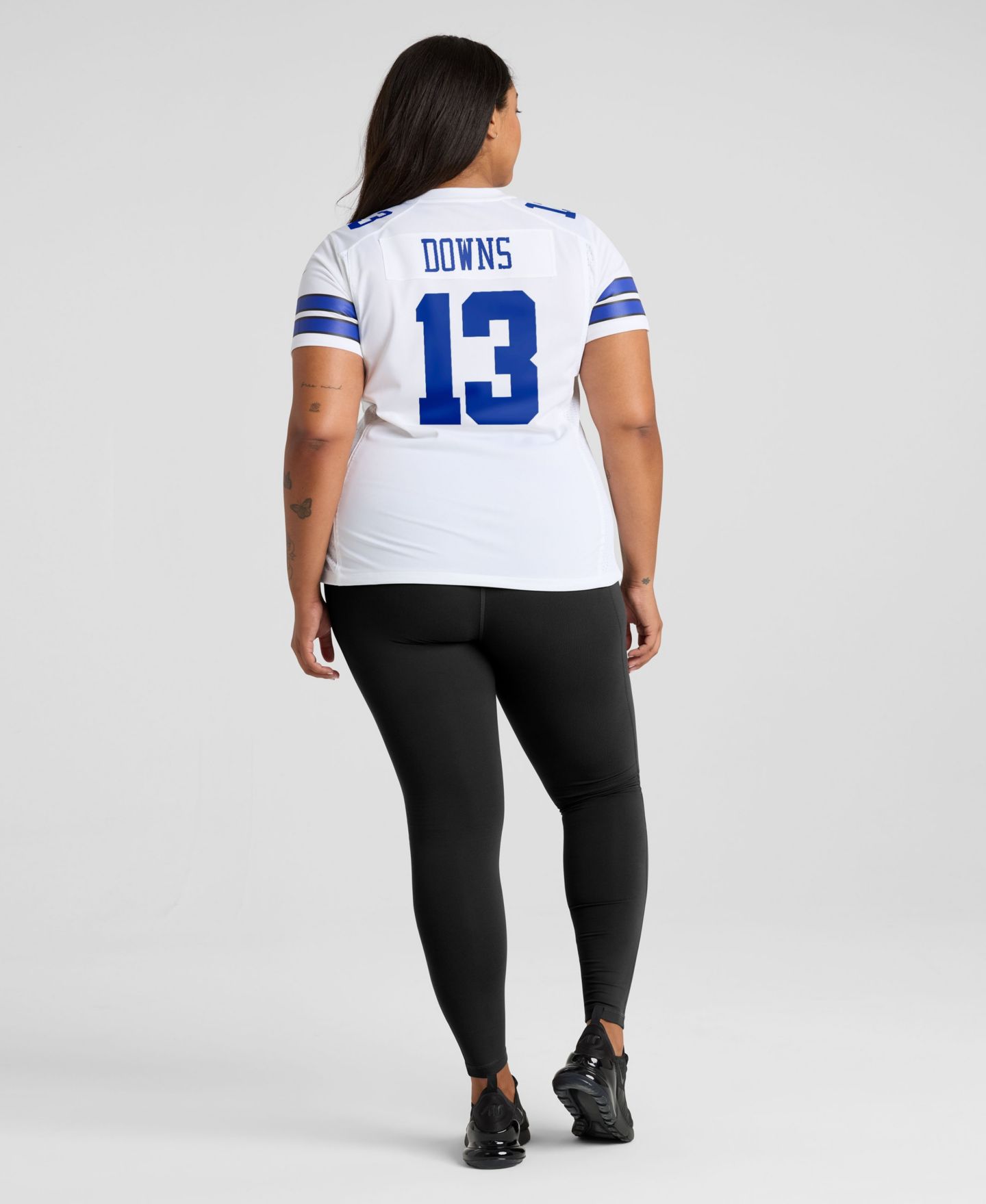Женский топ Nike Caleb Downs White Dallas Cowboys Game Jersey — фото 5
