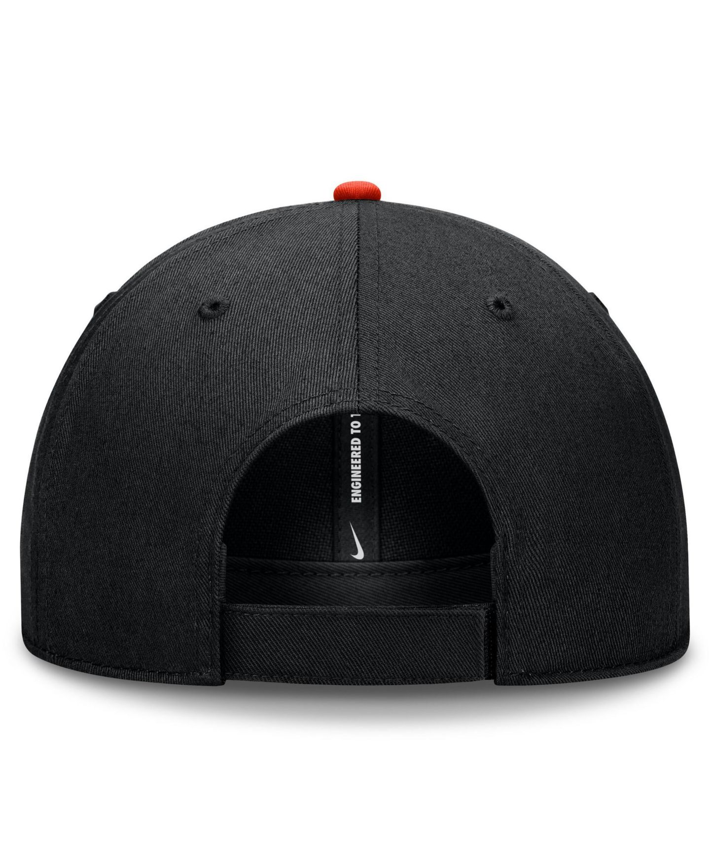 Мужская кепка Nike Black/Orange San Francisco Giants Dri-FIT Club Adjustable Hat — фото 4