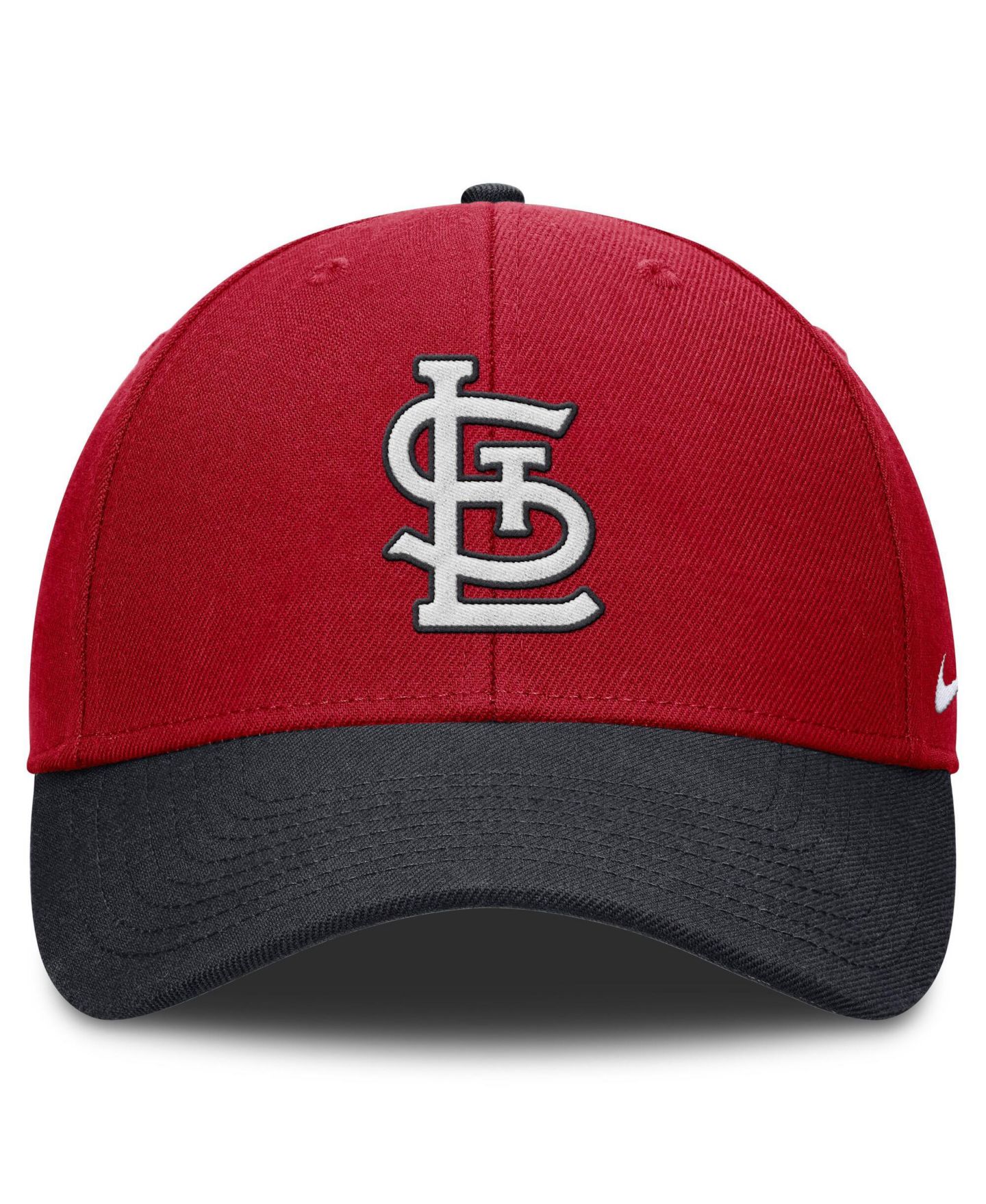 Мужская кепка Nike Red/Navy St. Louis Cardinals Dri-FIT Club Adjustable Hat — фото 2