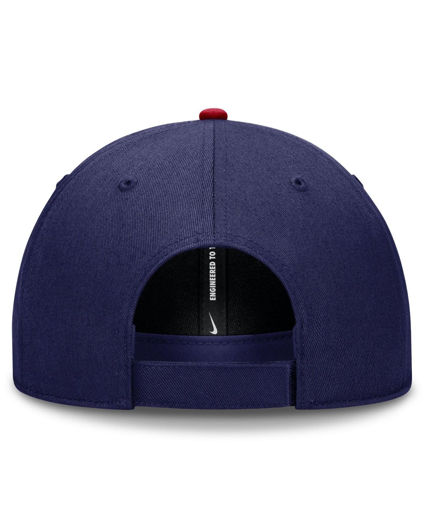 Мужская кепка Nike Navy/Red Chicago Cubs Dri-FIT Club Adjustable Hat — фото 4