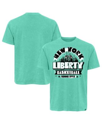 Men's and Women's Mint New York Liberty Mineral Wash T-Shirt