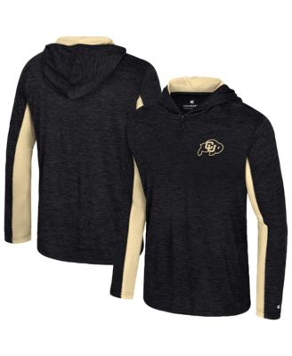 Men's Black Colorado Buffaloes Always Sunny Quarter-zip Hoodie