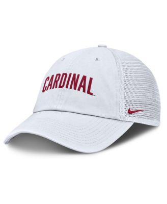 Men's White Stanford Cardinal Club Campus Trucker Adjustable Hat