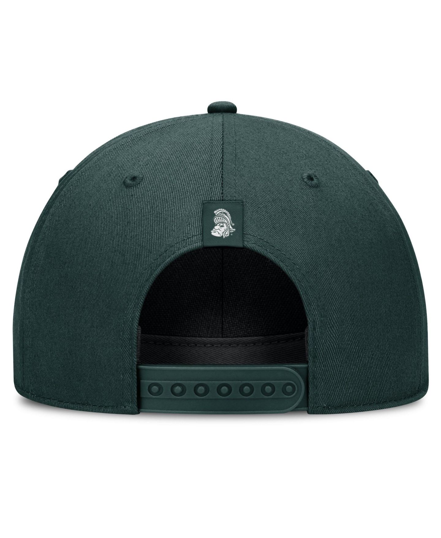 Головной убор Nike Green Michigan State Spartans 2026 Basketball Refresh 5-Panel Rope Rise Hat — фото 4