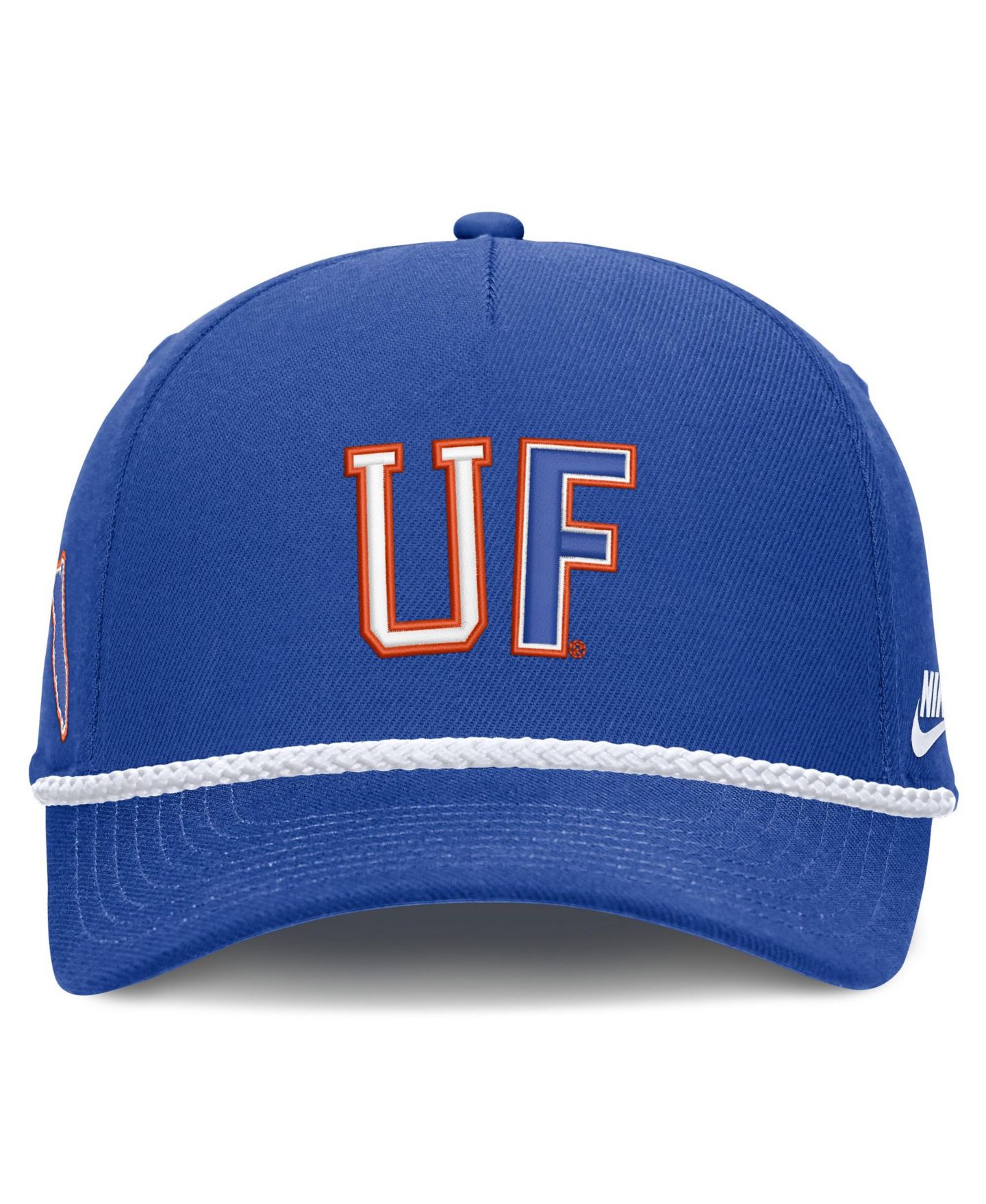 Головной убор Nike Royal Florida Gators 2026 Basketball Refresh 5-Panel Rope Rise Hat — фото 2